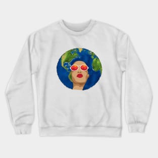 african mother earth day Crewneck Sweatshirt